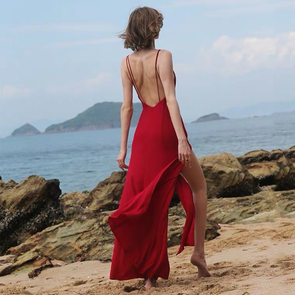 Beautiful Maxi Dress/Gown open back